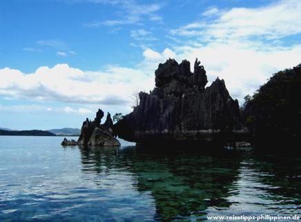 rocks by coron island, busuanga